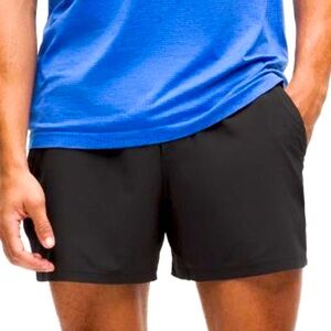 lululemon athletica Blue and Black Athletic Shorts